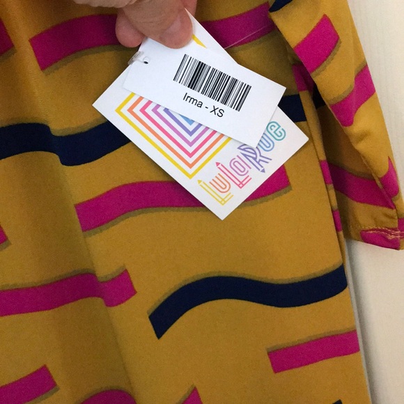 LuLaRoe Irma tunic size xs - Picture 3 of 4